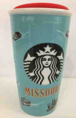Starbucks Missouri 2016 Local Collection Ceramic Tumbler 12oz Coffee Mug Lidded - Sold on eBay Dec, 10th 2019 for $31.99