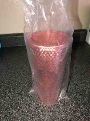 Studded Rose gold and matte black starbucks tumbler. Brand new, never used!  - Sold on eBay Dec, 10th 2019 for $81.00
