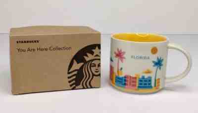 NWOT Starbucks Florida You Are Here Collection 2017 Coffee Cup Mug 14oz W/ Box - Sold on eBay Dec, 10th 2019 for $24.99