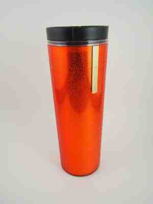 Starbucks Red Tumbler With Water Drop Texture - Insulated 16 oz Cold Cup  - 2013 - Sold on eBay Dec, 10th 2019 for $17.99