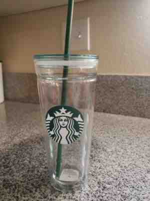 Starbucks Venti Clear Glass Double Wall Cold Cup Tumbler 20 oz Brand New, Rare - Sold on eBay Dec, 10th 2019 for $50.00