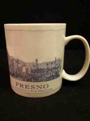 Starbucks 2007 FRESNO "California's New Frontier" 18 Ounce 4 1/8" Mug Mint - Sold on eBay Dec, 10th 2019 for $34.95