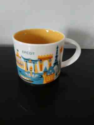 Starbucks Disney Parks Epcot Mug You Are Here Yellow Coffee Collectible Decor - Sold on eBay Dec, 10th 2019 for $22.10