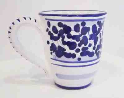 2003 Hand Painted In Italy Starbucks Barista Mug Blue Ceramic NEW - Sold on eBay Dec, 10th 2019 for $29.00