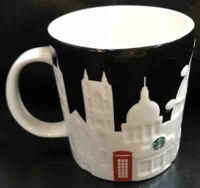 NEW Starbucks LONDON Relief Mug Red Trolley with Tag  - Sold on eBay Dec, 10th 2019 for $38.99