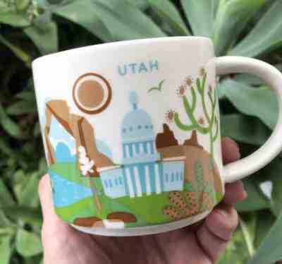 2015 Starbucks Ceramic UTAH Coffee Mug You Are Here Collection 14fl oz - Sold on eBay Dec, 10th 2019 for $19.95