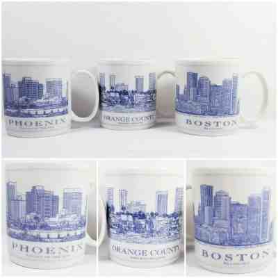 Starbucks Boston 2008 Orange County Phoenix 2008 Architecture Series Mug w/ SKU - Sold on eBay Dec, 10th 2019 for $49.99