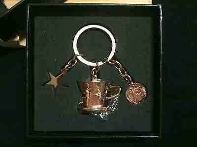 1 Starbucks card reward keychain charm rose gold pour over coffee pot - Sold on eBay Dec, 10th 2019 for $24.99