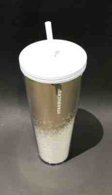 Starbucks Christmas Holiday 2019 Mirror Glitter Silver Cold Cup 24oz Tumbler NEW - Sold on eBay Dec, 10th 2019 for $25.99