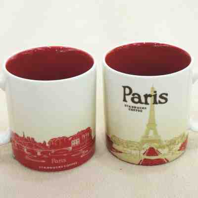New Starbucks paris Global Icon Collector Series Ceramic Coffee Cup Mug  - Sold on eBay Dec, 10th 2019 for $23.50