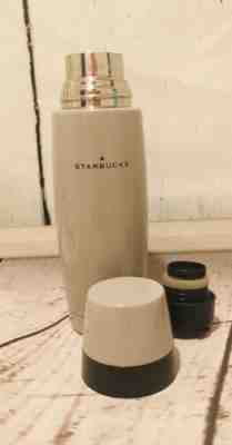 STARBUCKS 2005 MARILYN GRAY 16 OZ THERMOS STAINLESS STEEL WITH CUP - Sold on eBay Dec, 10th 2019 for $24.88