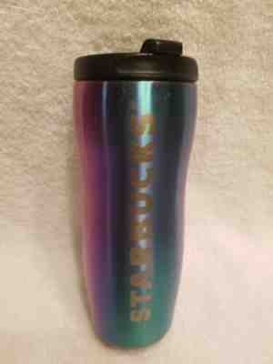 Starbucks Iridescent Lucy Stainless Tumbler  Curvy 12oz USED - GC - Sold on eBay Dec, 10th 2019 for $19.00