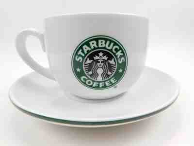 Starbucks Large Coffee/Tea/Soup Bowl with Matching Saucer 2006 - Sold on eBay Dec, 10th 2019 for $23.99