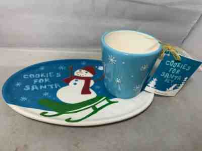 Starbucks Cookies For Santa Oval Plate & Cup NWT 2006 - Sold on eBay Dec, 10th 2019 for $19.98
