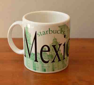 2006 Starbucks Mexico City Coffee Mug Cup 20 oz Java Series Green  - Sold on eBay Dec, 10th 2019 for $24.95