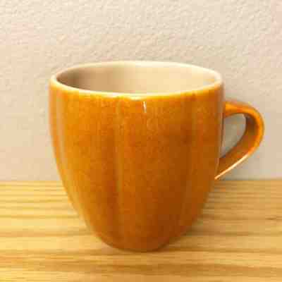 Starbucks 2006 Halloween Pumpkin Shaped Mug 16 oz Harvest Thanksgiving Fall  - Sold on eBay Dec, 10th 2019 for $21.99