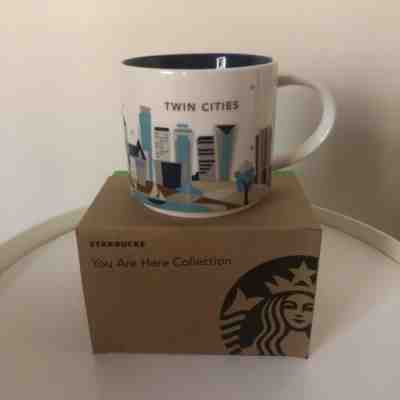New! Starbucks Twin Cities Minnesota Mpls Mug 2013 You Are Here Collection  14oz - Sold on eBay Dec, 10th 2019 for $18.99