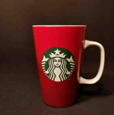 Starbucks Red Hombre Coffee Mug Tea Cup with White Handle 16 Oz Collectible 2015 - Sold on eBay Dec, 9th 2019 for $16.73