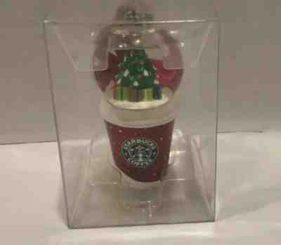 Starbucks Snow Globe Coffee Cup Christmas Ornament 2007 New Old Stock - Sold on eBay Dec, 9th 2019 for $49.99