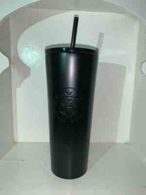 New Starbucks Black Matte Stainless Steel 24 oz Cold Cup Tumbler - Sold on eBay Dec, 9th 2019 for $29.99