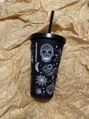 Starbucks Halloween Skull Tumbler 16 oz - Sold on eBay Dec, 9th 2019 for $45.99