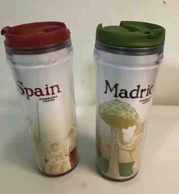 Spain and Madrid global icon Starbucks tumblers - Sold on eBay Dec, 9th 2019 for $20.00