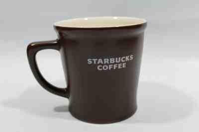 Starbucks Coffee Abbey Mug Cup Brown White Ceramic Large 16 oz 473 mL - 2008 - Sold on eBay Dec, 9th 2019 for $16.99