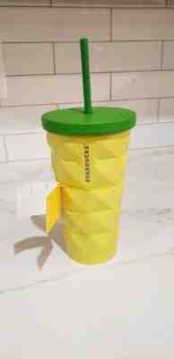 Starbucks Hawaii Pineapple Tumbler Grande Metal 16 oz. - Brand New! - Sold on eBay Dec, 9th 2019 for $28.00