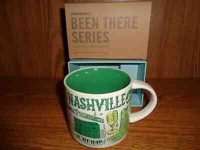 NASHVILLE  STARBUCKS 'BEEN THERE SERIES' MUG 14 oz; NEW IN BOX W/TAGS - Sold on eBay Dec, 9th 2019 for $32.95