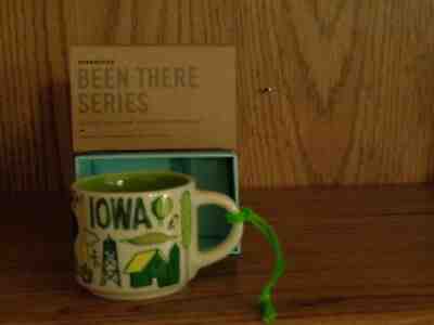 STARBUCKS IOWA  'BEEN THERE SERIES' 2 oz ORNAMENT;  NEW IN BOX - Sold on eBay Dec, 9th 2019 for $22.95