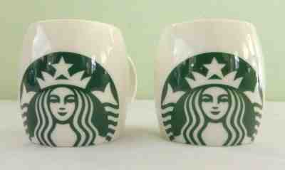 Starbucks 2010 Mermaid Logo Espresso Cups/Ornaments (2) EXC~ Fast Free Shipping! - Sold on eBay Dec, 9th 2019 for $24.07