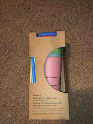 NEW Starbucks Color Changing Reusable Cold Cup Collection set 24oz 2019 - Sold on eBay Dec, 9th 2019 for $71.99