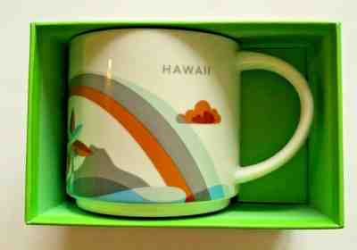 Starbucks YOU ARE HERE Hawaii 14 oz Ceramic Coffee Mug Complete with Box - Sold on eBay Dec, 9th 2019 for $21.99