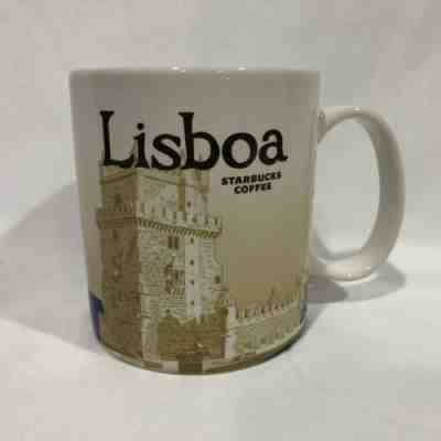Starbucks Lisboa Icon Series Mug Cup 16oz 2013 Coffee Tea Portugal Lisbon - Sold on eBay Dec, 9th 2019 for $50.96