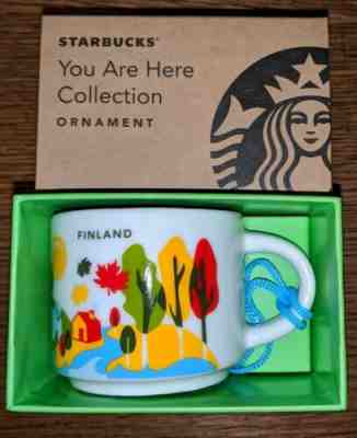 Starbucks You Are Here Collection Finland Ornament 2 Oz Mug Demitasse Helsinki - Sold on eBay Dec, 9th 2019 for $45.50