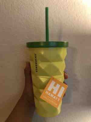 NEW Hawaii 16oz Starbucks Pineapple Tumbler - Hawaii Exclusive! - Sold on eBay Dec, 9th 2019 for $39.00