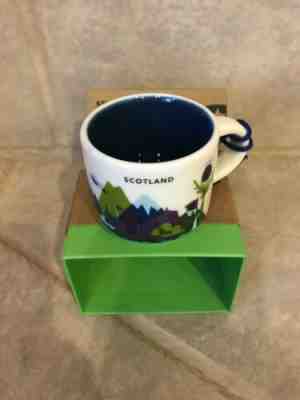 Brand New In Hand Starbucks You Are Here Scotland Christmas Ornament Mug (2oz) - Sold on eBay Dec, 9th 2019 for $29.99