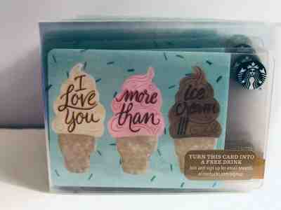 36x Starbucks I LOVE YOU MORE ICE CREAM Gift Card Lot (6112) 2015 - DISCOUNTS - Sold on eBay Dec, 9th 2019 for $19.99
