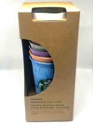 6 x Starbucks Cup Collection Summer Collection Reusable Cup Tumbler  Lid 16 oz  - Sold on eBay Dec, 9th 2019 for $22.99