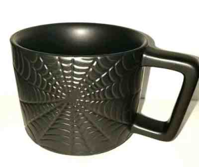 Starbucks 2019 Halloween ceramic Mug Spiderweb Black - Sold on eBay Dec, 9th 2019 for $26.89