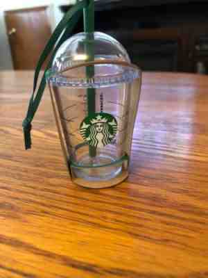 Starbucks Ornament 2016 Cold Cup - Plastic - Sold on eBay Dec, 9th 2019 for $18.99