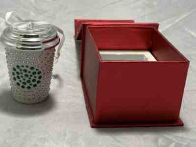 New Starbucks Swarovski Crystal. Ornament Mug Holiday 2014 SHIPS USPS PRIORITY - Sold on eBay Dec, 9th 2019 for $47.00