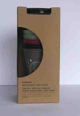 NEW 2019 Limited Edition Starbucks Halloween Reusable Hot Cups 5-Pack - Sold on eBay Dec, 9th 2019 for $28.00