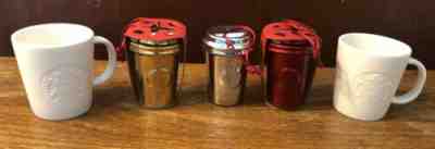 NWT Lot of 5 Starbucks Christmas Holiday Ornaments- Vintage- Collector’s - Sold on eBay Dec, 9th 2019 for $15.99