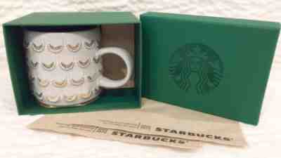 Starbucks Mermaid White GOLDEN Scales Mug 10 oz Anniversary 2016 Gift Boxed NIB! - Sold on eBay Dec, 9th 2019 for $29.99
