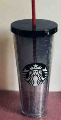 Starbucks Halloween Tumbler 2019 Glitter Spiderweb Cup LE Spider Web Fall RARE - Sold on eBay Dec, 9th 2019 for $36.80