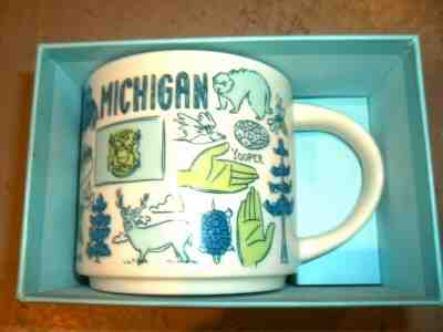  Starbucks "been there"  Coffee Mug Michigan   NIB  - Sold on eBay Dec, 9th 2019 for $24.50