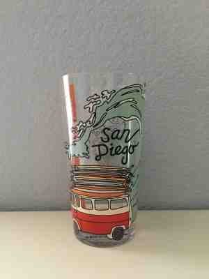 New Starbucks Local Collection San Diego drinking glass - Sold on eBay Dec, 9th 2019 for $25.00