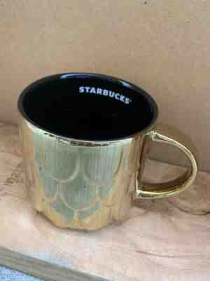 Starbucks 2019 Holiday Mug Ceramic Gold Mermaid Siren Scales - FREE SHIP - NEW!! - Sold on eBay Dec, 9th 2019 for $20.00