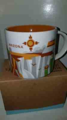 NEW NIB 2015 Starbucks ARIZONA You Are Here YAH Series 14 oz COFFEE MUG - Sold on eBay Dec, 8th 2019 for $22.95